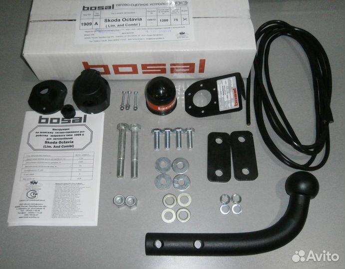 Фаркоп Шкода (Skoda) Octavia I лифтбек 1996-2011