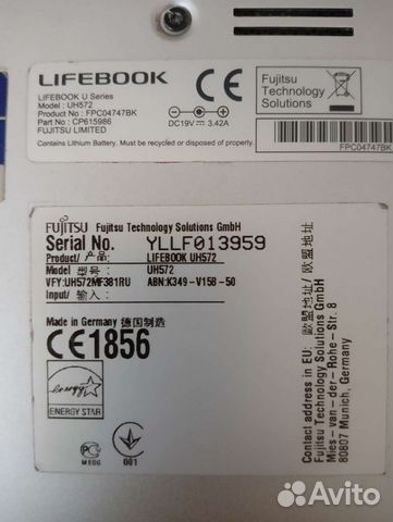 Fujitsu lifebook объявление продам