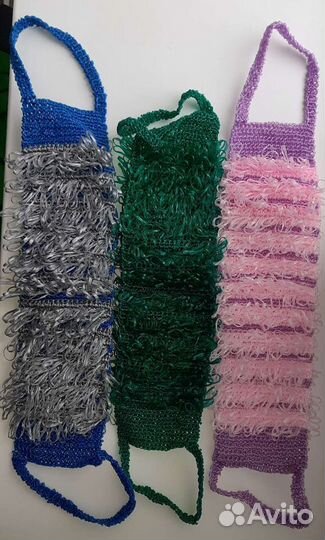 Мочалка ручной работы