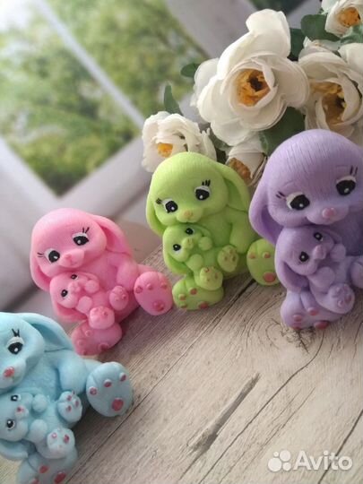 Фигурки животныхдля мыла