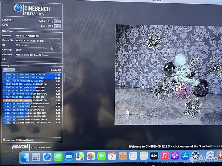 Топ MacBook Pro 15 2017 i7 512, ssd, video 2gb