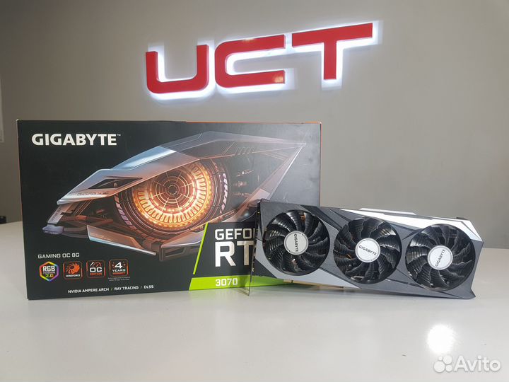 Видеокарта Gigabyte GeForce RTX3070 Gaming OC 8Гб