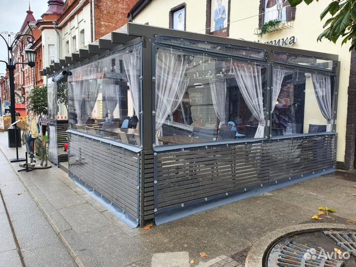 Мягкие окна для террасы