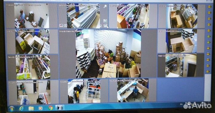 Комплект видеонаблюдения в магазин