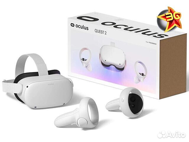 Шлем виртуальной реальности Oculus Quest 2 128GB