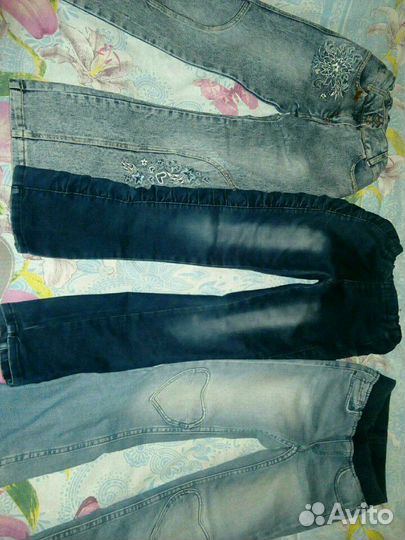 Джинсы на девочку 5-6 лет