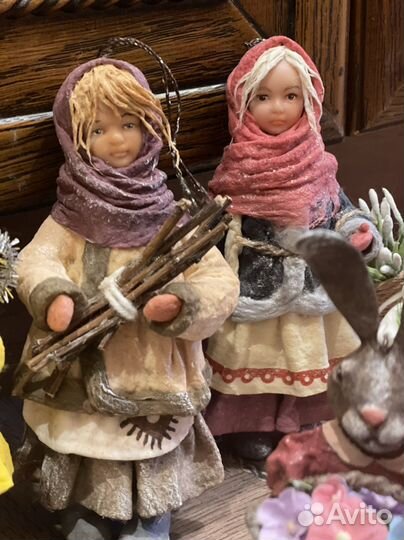 Игрушки ватные на елку пакетом