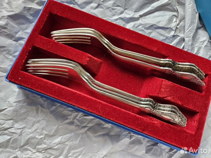 Новый набор вилок в коробке мнц СССР