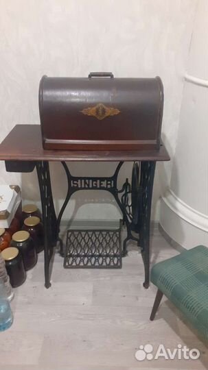 Швейная машинка зингер антикварная