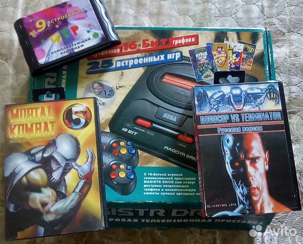 Набор Сега и 2 картриджа