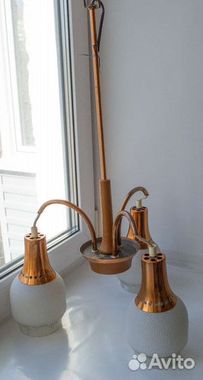 Люстра винтаж Германия 1950-е