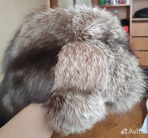 Шапка чернобурка женская