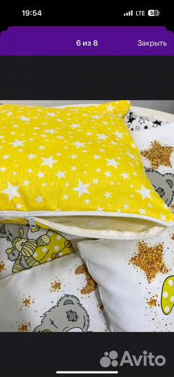 Бортики в детскую кроватку