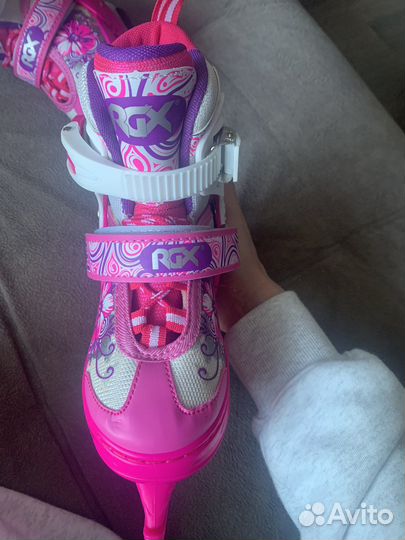 Коньки раздвижные 31-34