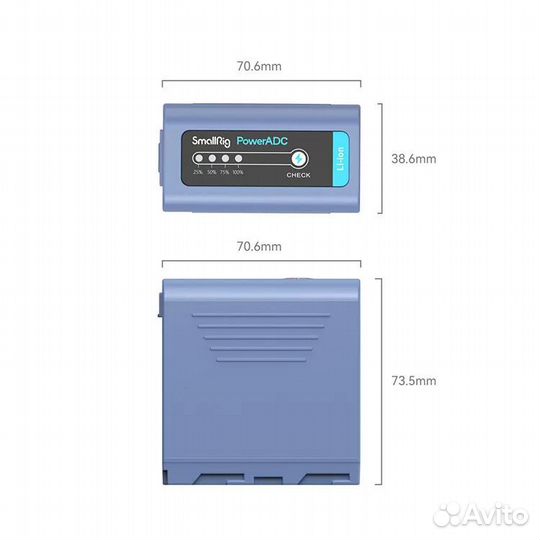 Аккумулятор SmallRig 4267 NP-F970 Type-C PD