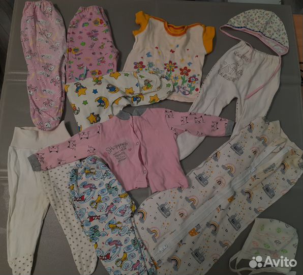 Детские вещи пакетом на девочку с 0 до года