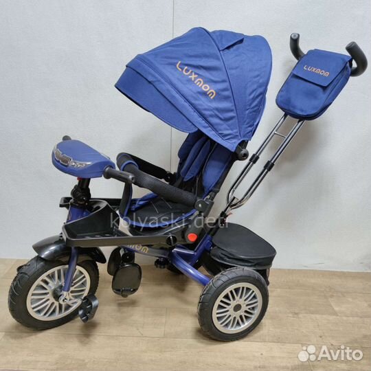 Коляска-велосипед Luxmom 760 синий