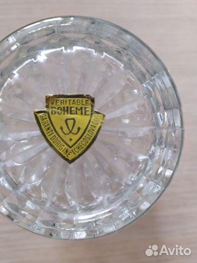 Графин и стаканы хрустальные, Богемия