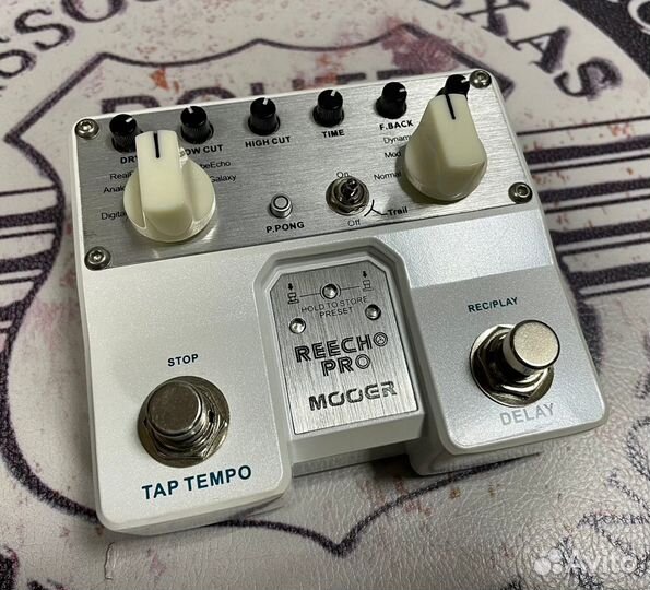 Гитарная педаль дилей Mooer Reecho Pro