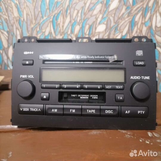 Штатная магнитола Land kruiser