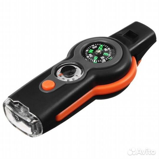 Компас 7 в 1: компас, свисток, лупа, фонарик, зерк