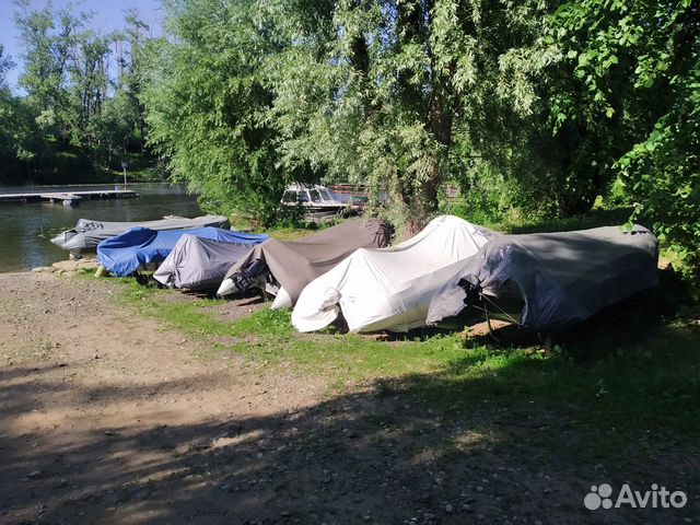 Стоянка для надувных лодок пвх, трейлеров, автодач