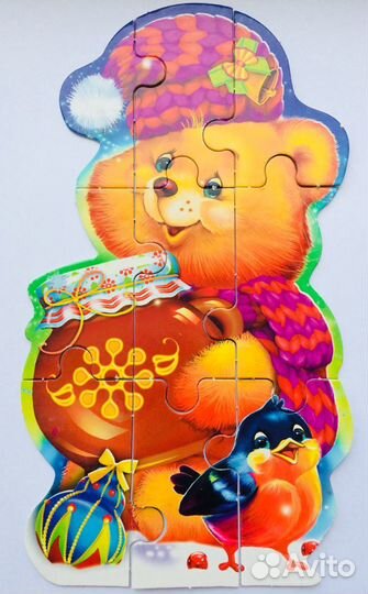 Новые крупные пазлы для малышей