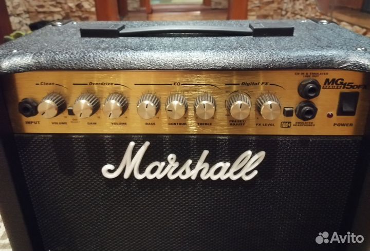 Гитарный комбоусилитель marshall mg15dfx