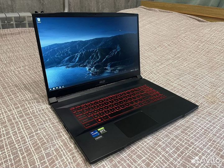 Ноутбук MSI GF76 Katana 12UD-238RU черный