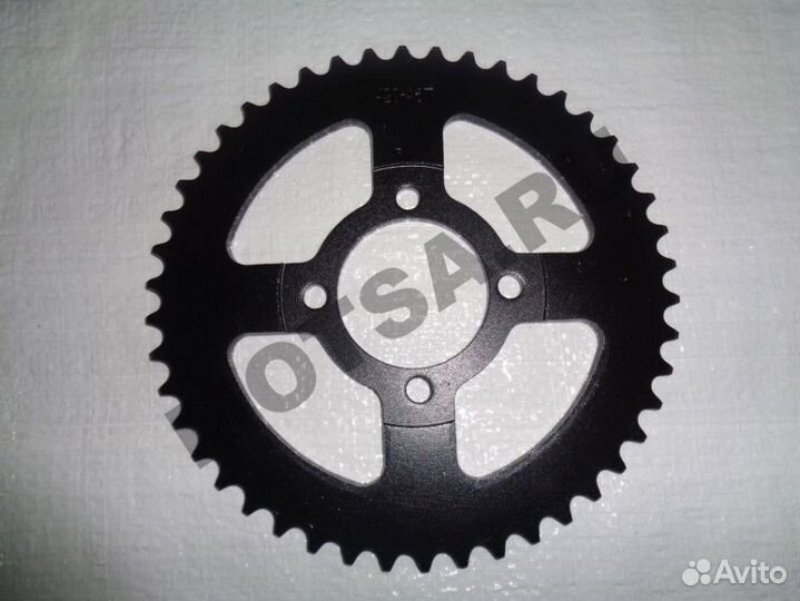 Звезда ведомая мопед Дельта, Зодиак шаг 420 46 зуб