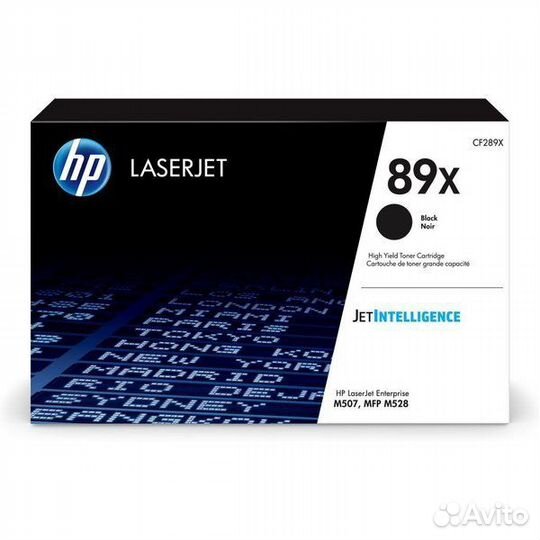 Оригинальный картридж hp CF289X № 89X чёрный (10000стр.)