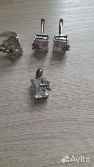 Серебряный комплект