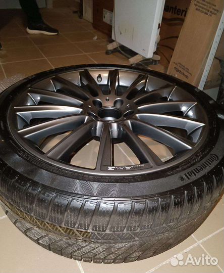 Диски мерседес Amg r20 зимняя резина Continental
