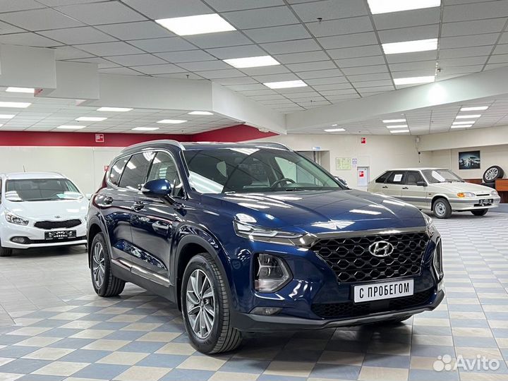 Hyundai Santa Fe 2.2 AT, 2019, 49 400 км