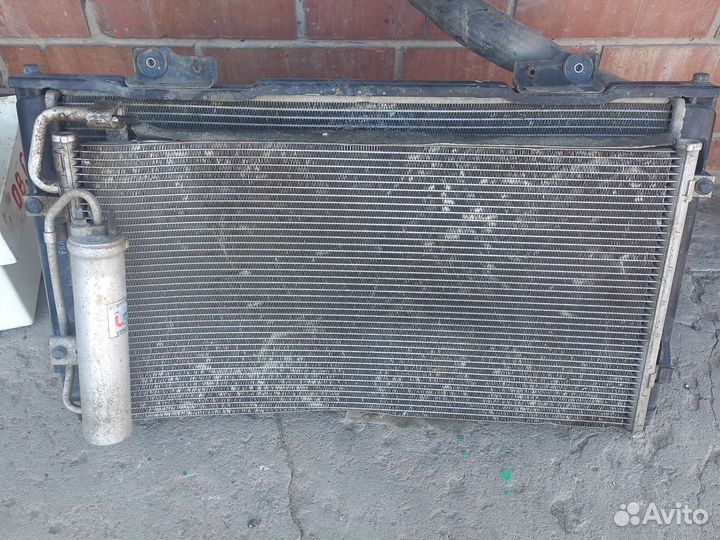 Кассета радиаторов Приора с кондиционером Hella