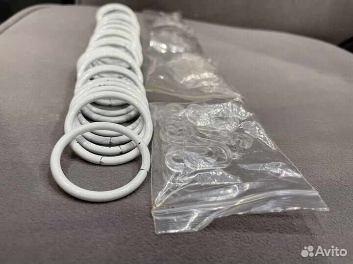 Новые кольца для круглого карниза