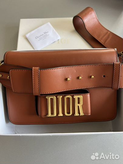 Сумка натуральная кожа dior