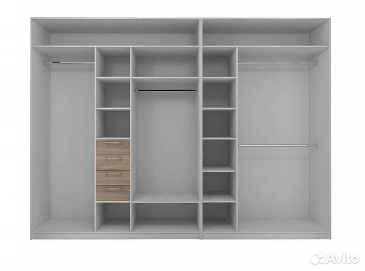 Гардеробная система хранения новая