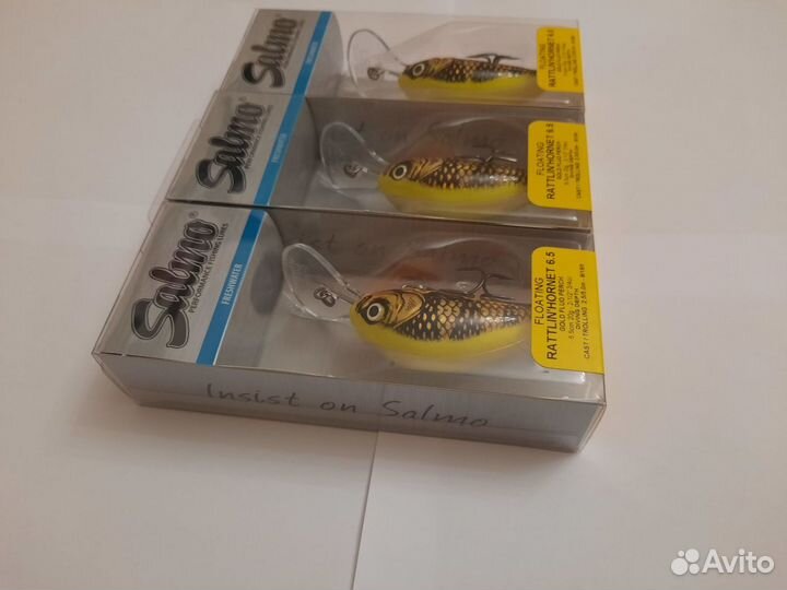 Воблер Salmo Hornet Rattlin 65F цв. GFP