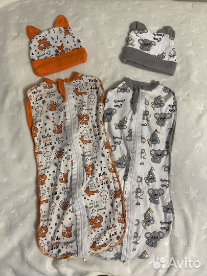 Пеленка кокон для новорожденных