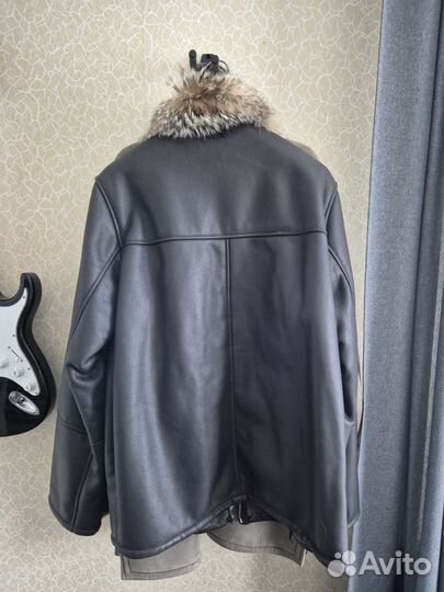 Дубленка натуральная мужская 50 52