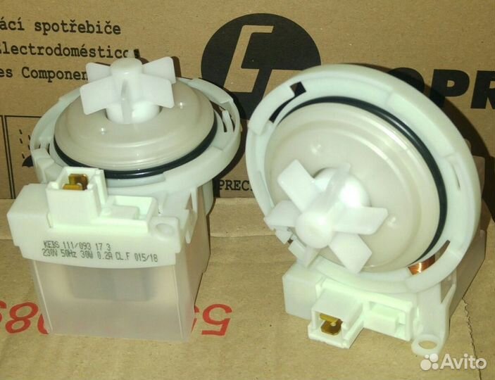 Насос слива copreci 30w (4 защ, фишка вперед, круг