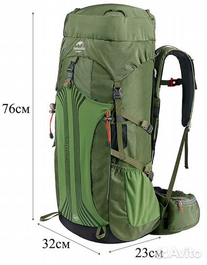 Новые рюкзаки naturehike 55 и 70 литров