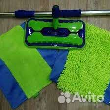 Швабра гринвей с двумя насадками