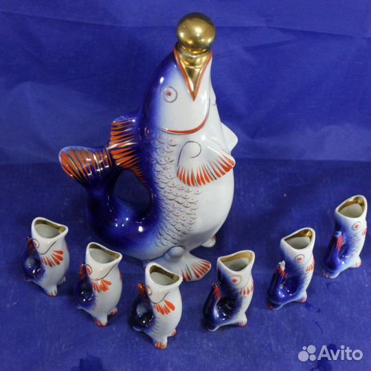 Графин Рыба с рыбками