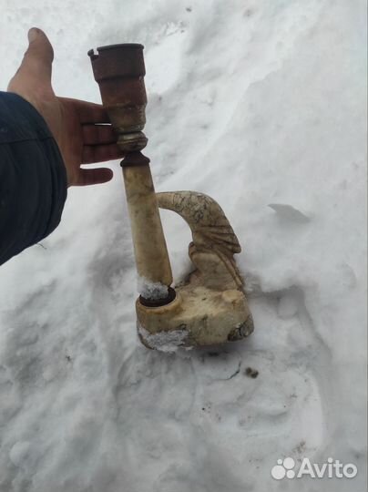 Светильник из камня