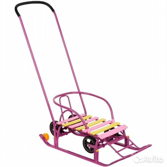 Детские санки с колесами