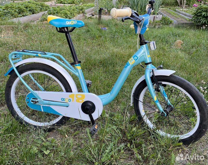 Велосипед Scool niXe 18 мятный