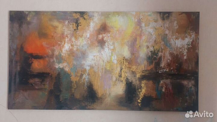 Картина абстракция большая