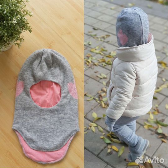 Шапка шлем crockid 46 48 шерсть